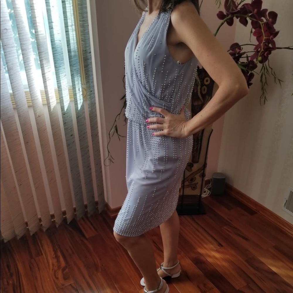 Beautiful beaded cocktail dress!